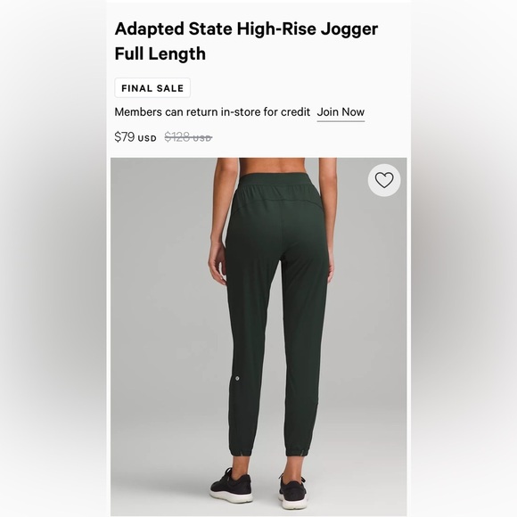 lululemon athletica Pants - Lululemon Adapted State High-Rise Jogger Full Length